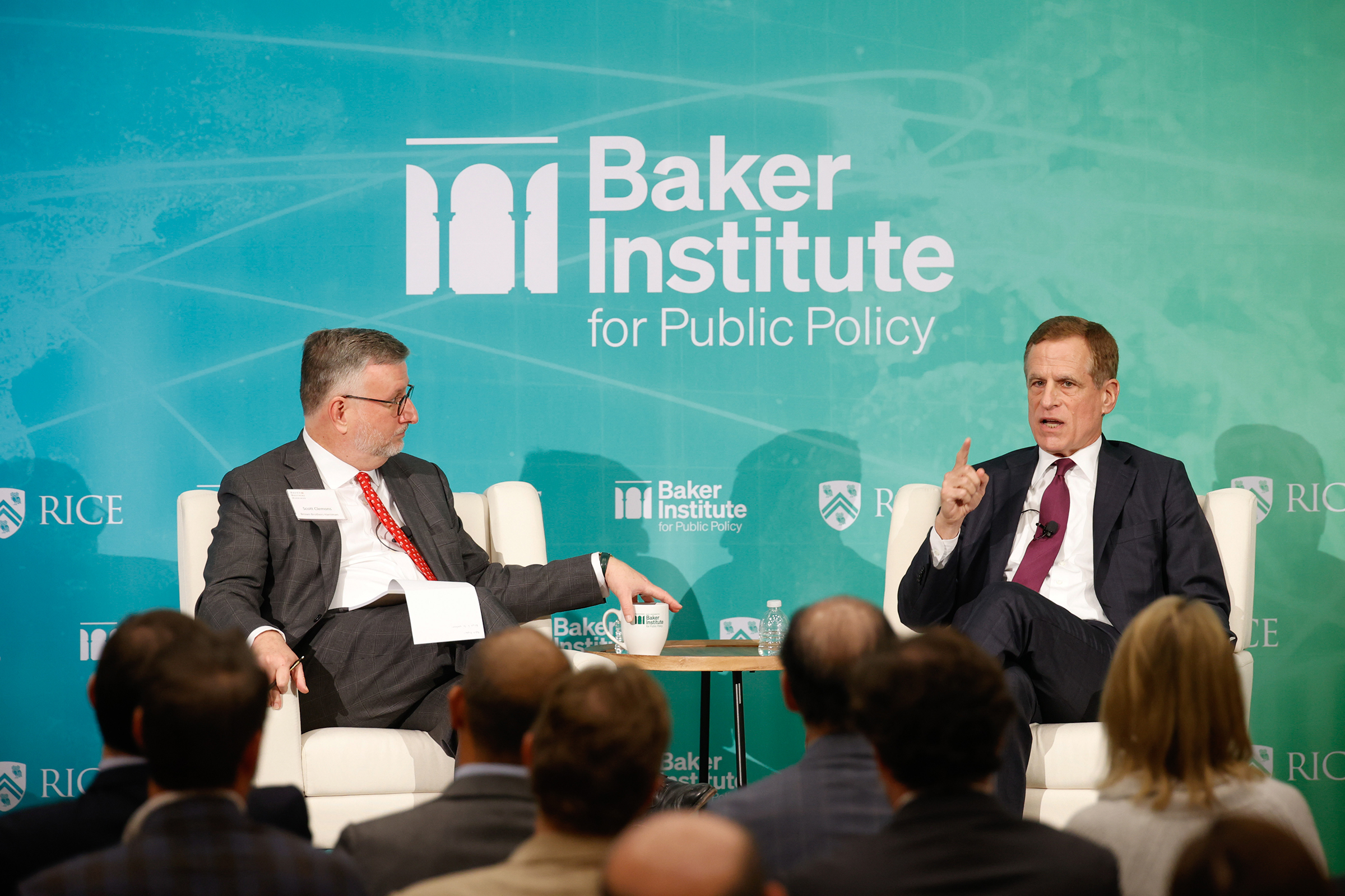 Robert Kaplan speaks at the Baker Institute