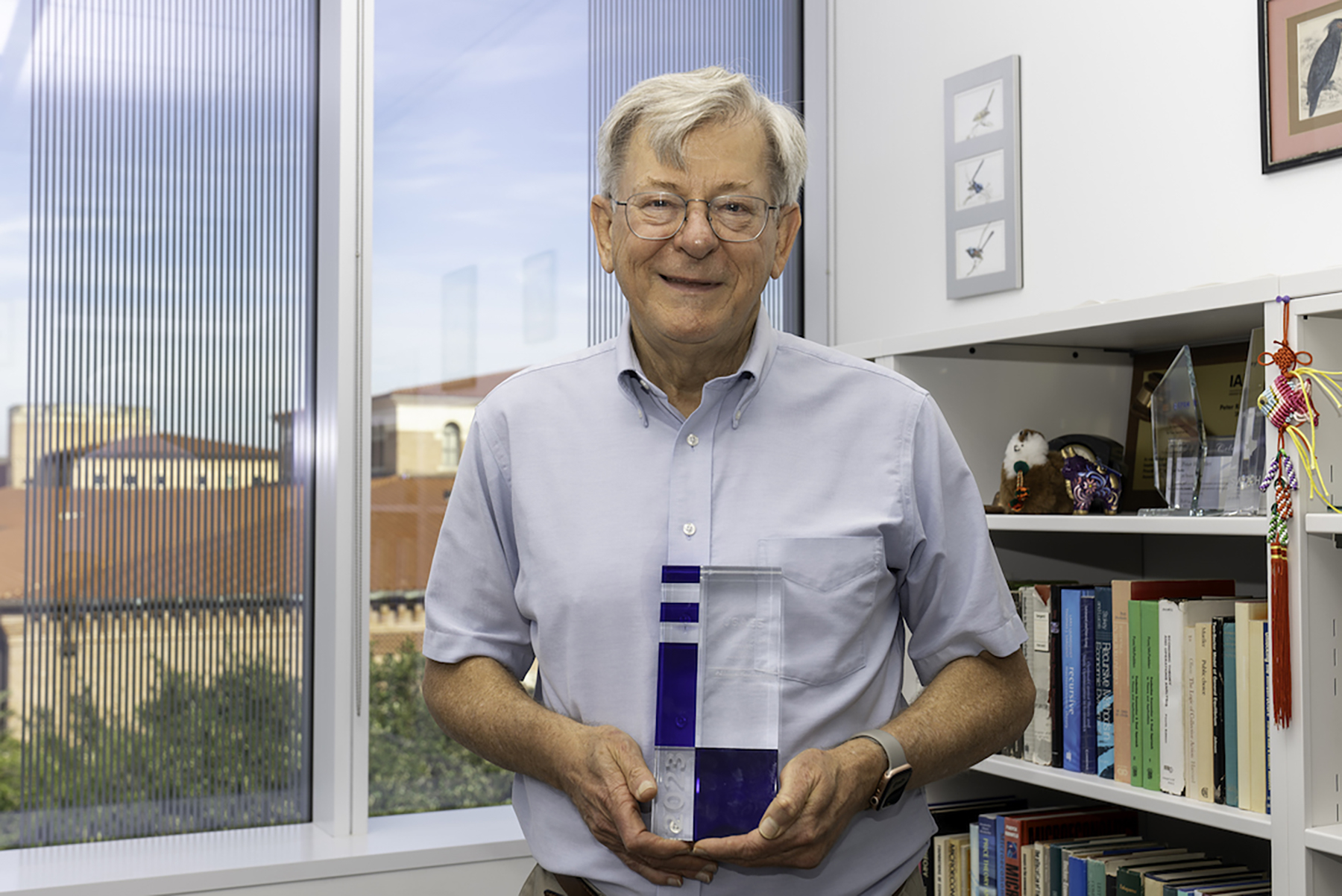 Peter Hartley receives award