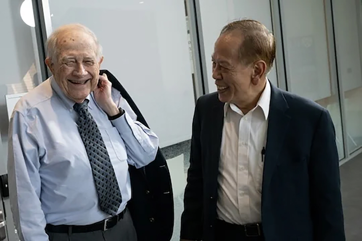Neal Lane and Steven Pei