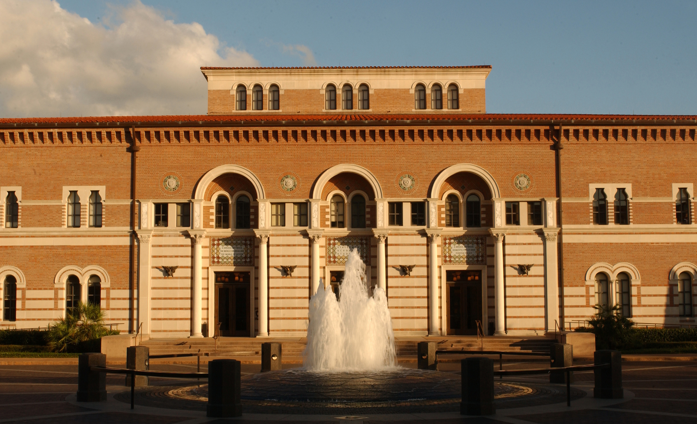 Front exterior of Baker Hall
