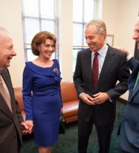 Wallace S. Wilson meeting with former British Prime Minister Tony Blair