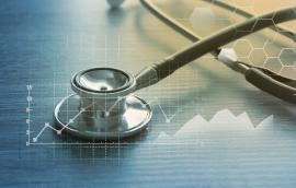 Stethoscope on top of chart
