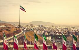 iran flags