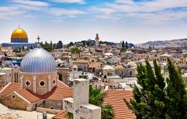 This photo depicts the city of Jerusalem.
