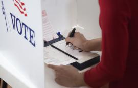 USA Election Voting Booth