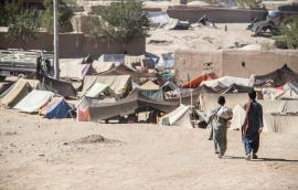 Daily refugee village life