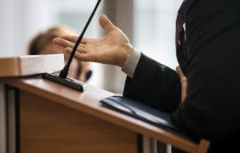 Testimony in front of committee