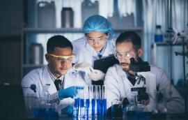 scientists in lab