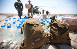 delivery of humanitarian aid