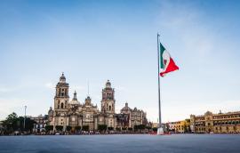 Main Constitution Square Mexico City Historical Center