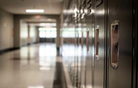 Hallway of lockers