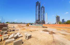 Building constuction in Abu Dhabi, capital of UAE.