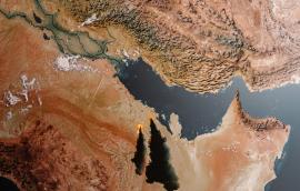 Aerial view of the Saudi Arabia Oil Crisis