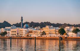 Sunrise at Muscat in Oman