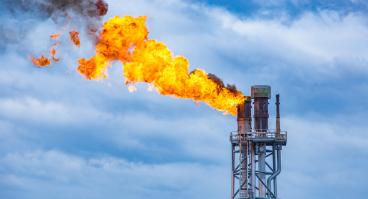 Natural gas refinery flaring