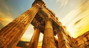 Image of pillars in Lebanon
