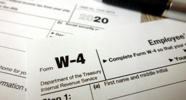 W4 Tax Form
