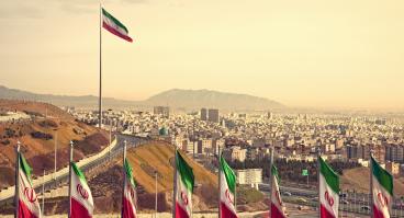 iran flags