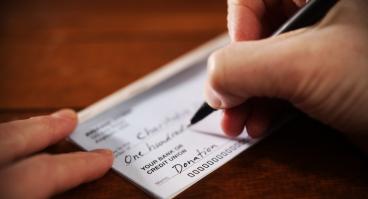 Writing a check