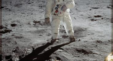 Astronaut on the moon