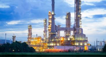 Refinery at Sunset