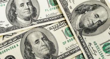 One hundred dollar bills