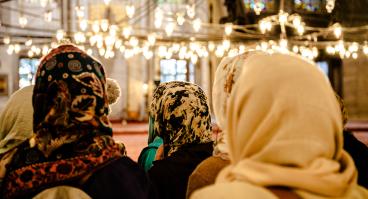Women at a mosque