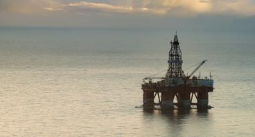 Offshore drilling platform.