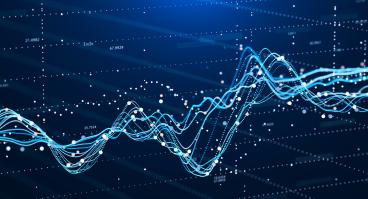 Stock market chart