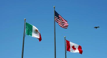 US Canada MX Flags
