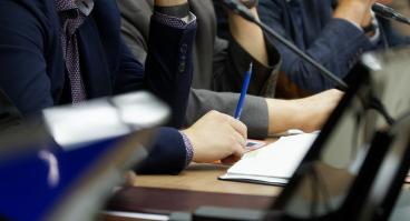 Commission listening to testimony