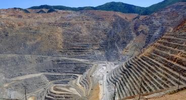 Mineral mine in Latin America