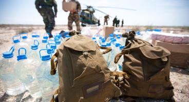 delivery of humanitarian aid