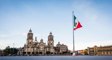 Main Constitution Square Mexico City Historical Center