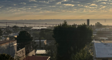 Image of poor air quality in Ciudad Juárez, Mexico