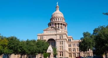 view of Texas capitol building in Austin