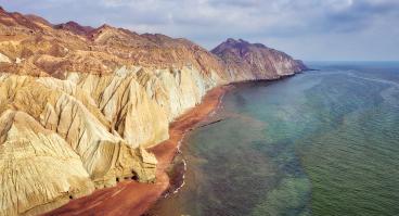  Hormuz Island in the Hormuz straight, south Iran taken in January 2019.