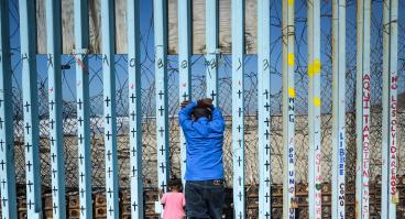 US-Mexico border wall.
