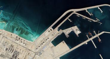 Ras Laffan Qatar Energy Port Satellite Image