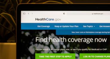  Mar 26, 2021: The homepage of HealthCare.gov, a health insurance exchange website operated under the United States federal government, is seen on a laptop computer. 