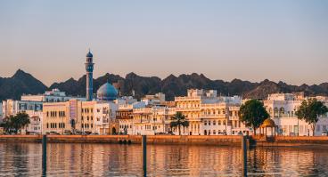 Sunrise at Muscat in Oman