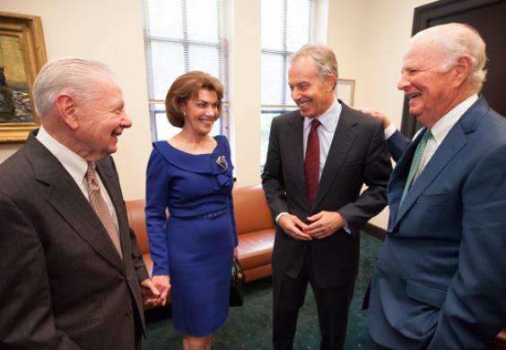 Wallace S. Wilson meeting with former British Prime Minister Tony Blair