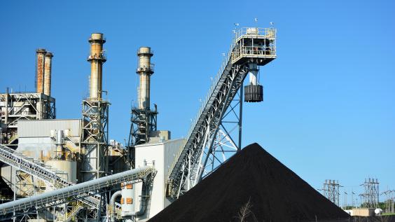 A coal power plant.