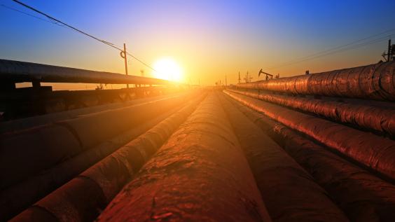 Oil pipelines.