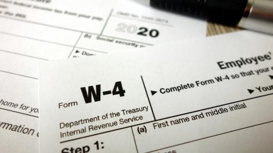 W4 Tax Form