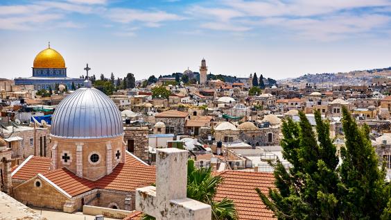 This photo depicts the city of Jerusalem.