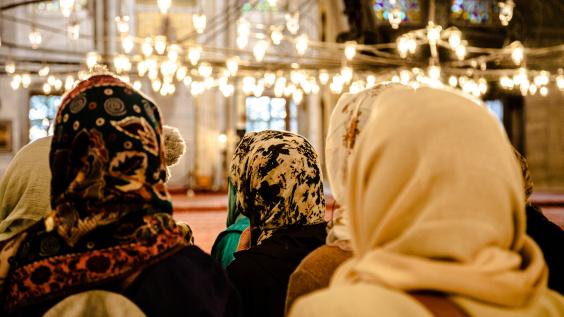 Women at a mosque