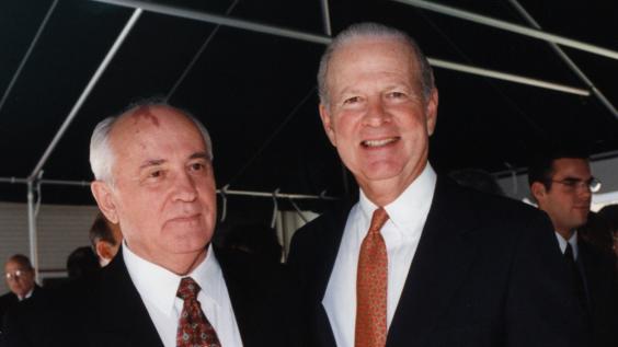 Mikhail Gorbachev and James A. Baker, IIII
