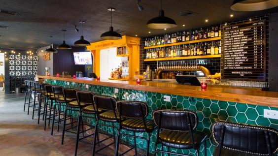 Interior of Monkey's Tail in Houston