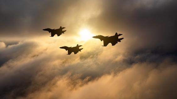 military airplanes
